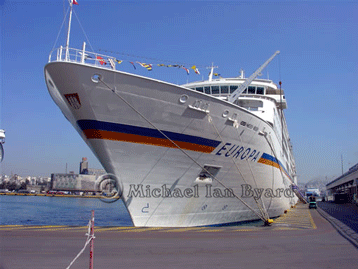 Hapag Lloyd's Europa at Piraeus